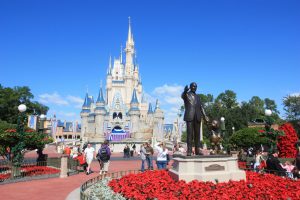 magic kingdom castle in disney world in orlando