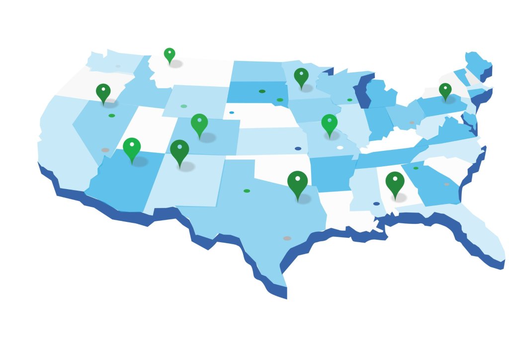 map of united states